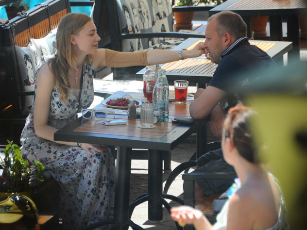 Оксана Акиньшина с мужем Арчилом Геловани