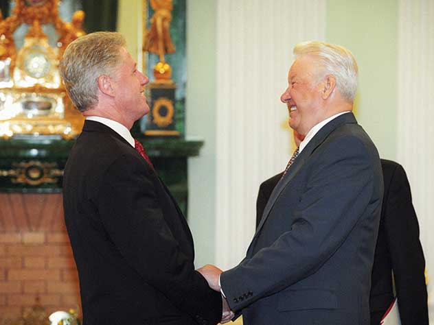 Ельцин Клинтону о Путине