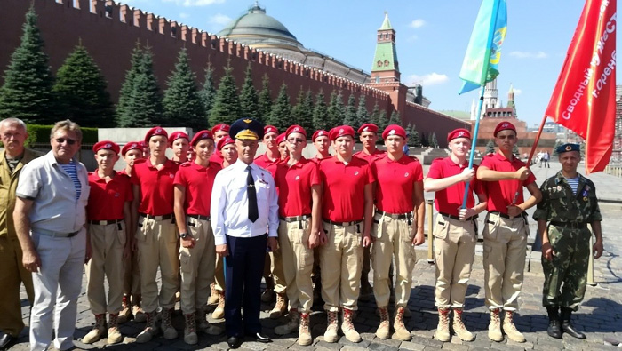 Участники и организаторы Спартакиады на Красной площади