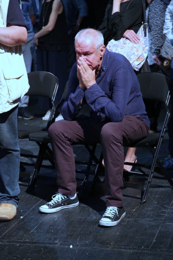 Сергей Гармаш на прощании с Шеховцовым