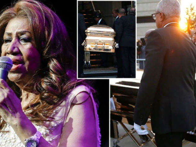 Арету Франклин похоронят в золотом гробу