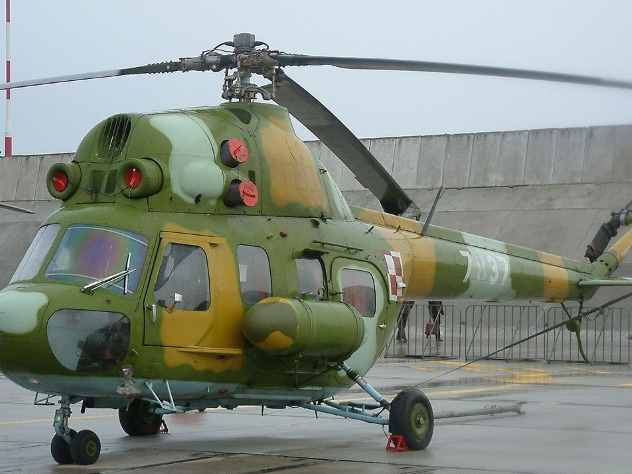 Разбился вертолет Ми-2