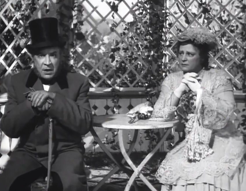 Фрагмент телеспектакля «Анна Каренина» (1952 г.). В роли Анны – Алла Тарасова
