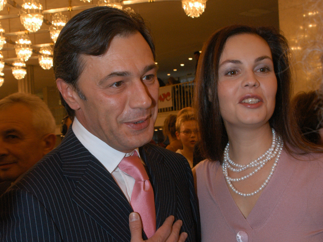 Екатерина Андреева с мужем
