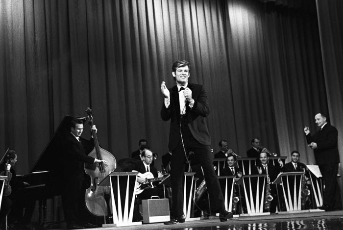 Дин Рид во время гастролей в СССР, 1966 год. Фото: Александр Коньков/ИТАР-ТАСС