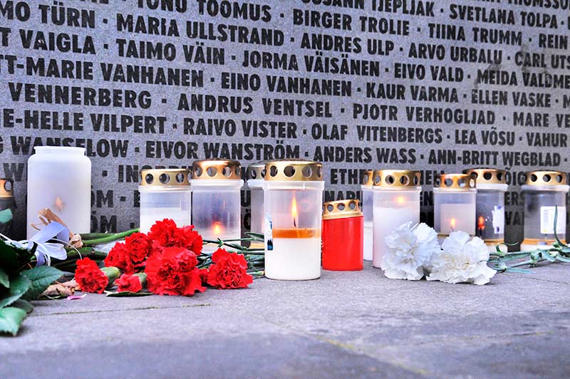 мемориал жертвам парома Эстония