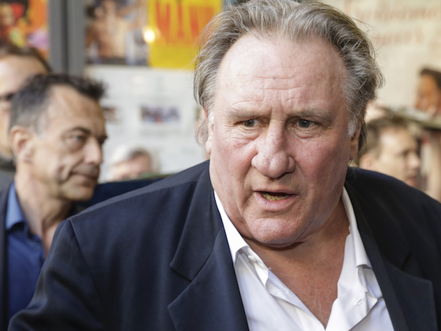 Жерар Депардье Путин Макрон