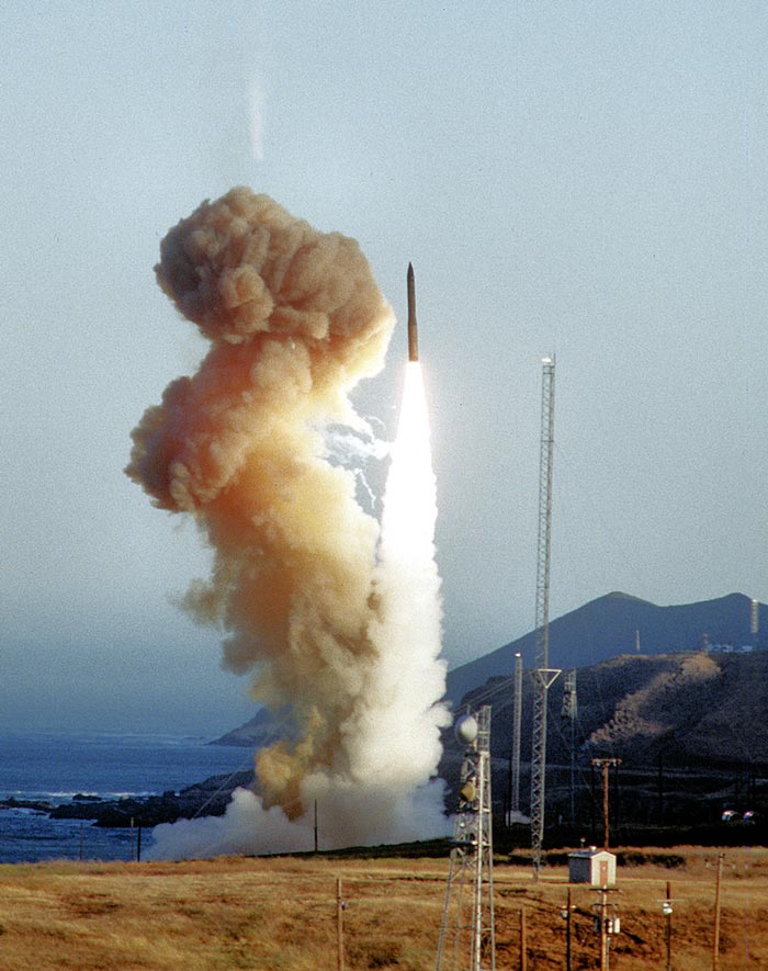 Учебный пуск ракеты Minuteman III. Источник: Wikipedia.org