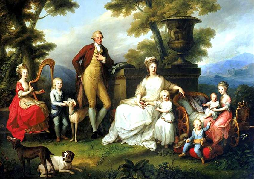 Спасенная Эммой семья Фердинанда IV и королевы Марии-Каролины Австрийской