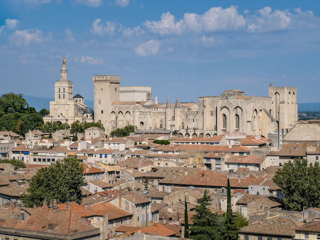 Крепость французского города Авиньон