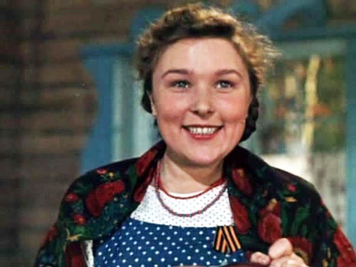 Вера Васильева в фильме «Сказание о земле Сибирской», 1948 г.