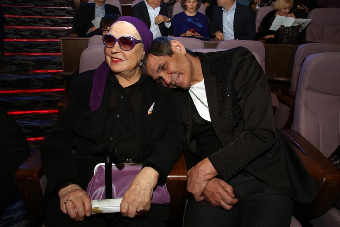 Продюсера Бари Алибасова и Лидию Федосееву-Шукшину часто видят вместе. Фото: Борис Кудрявов