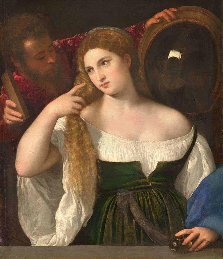 Тициан. «Женщина перед зеркалом»