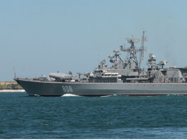 Боевые корабли Украины в российских водах