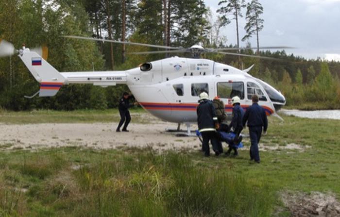 Санитарный вертолёт «Московского авиационного центра»