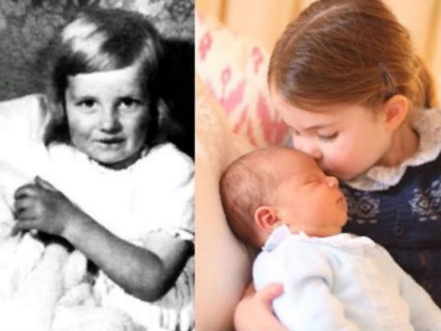 В Сети появились детские снимки принцессы Дианы и принцессы Шарлотты