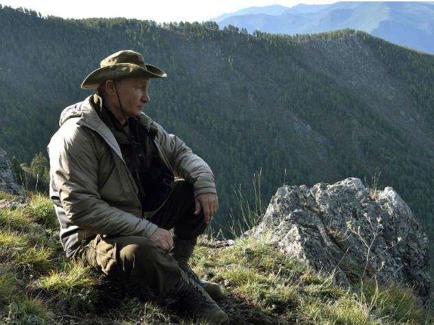 Тайга - одно из любимых мест отдыха Владимира Путина