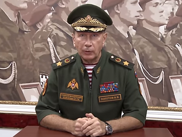 Генерал армии Виктор Золотов вызвал на поединок Алексея Навального