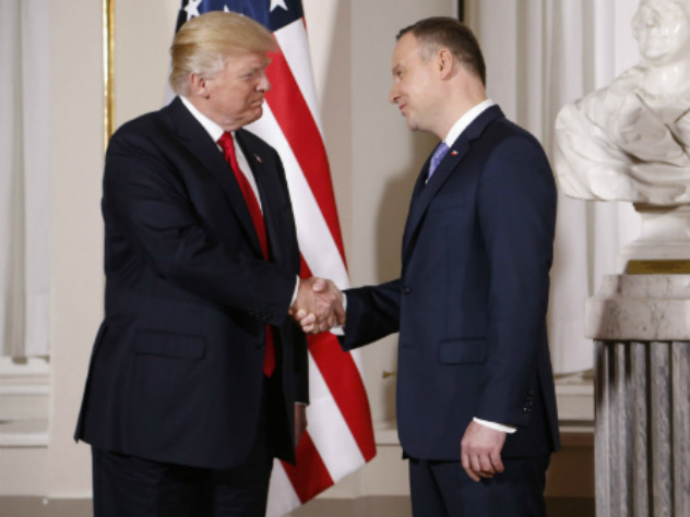 Дональд Трамп и Анджей Дуда