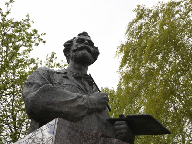 Ивановская область, Плес. Памятник художнику Исааку Левитану.