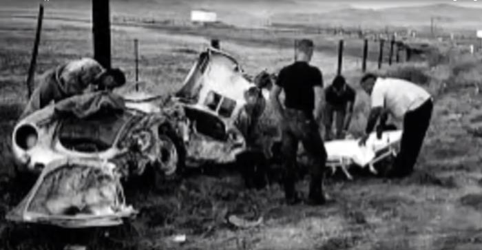  Призрачная машина Джеймса Дина после смерти первого хозяина. Кадр YouTube