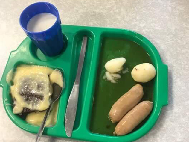 Школьный обед дочери ужаснул жительницу Великобритании