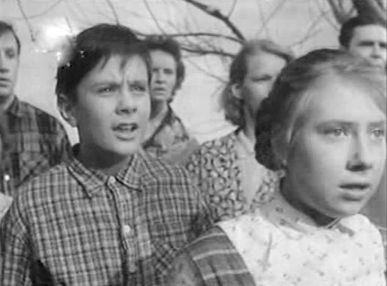 Кадр из фильма «Тучи над Борском», 1960 г.