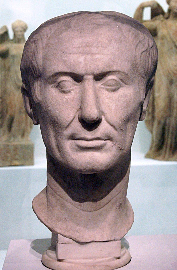 Гай Юлий Цезарь. Единственное прижизненное изображение императора Рима. Фото: Gautier Poupeau/wikimedia.org