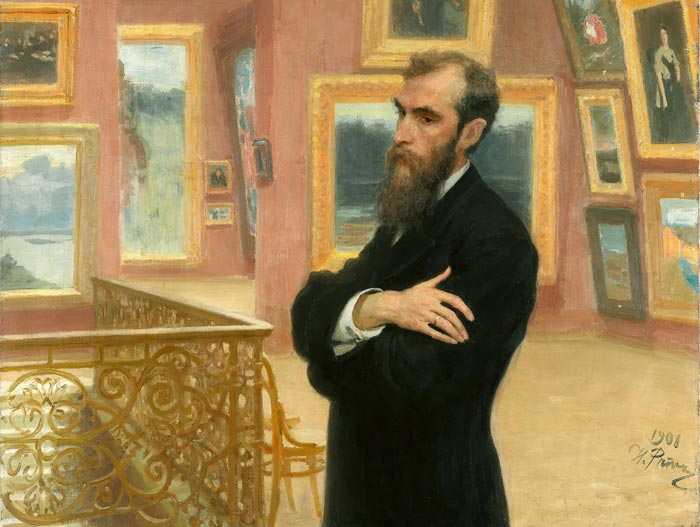 Портрет Павла Михайловича Третьякова, основателя Галереи, 1901 год. Источник: wikimedia