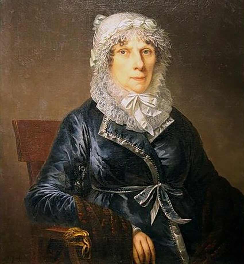 Портрет матери Аракчеева Елизаветы Андреевны кисти Яноша Ромбауэра