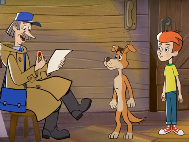 Печкин разочаровал Шарика, рассказав правду об его отце