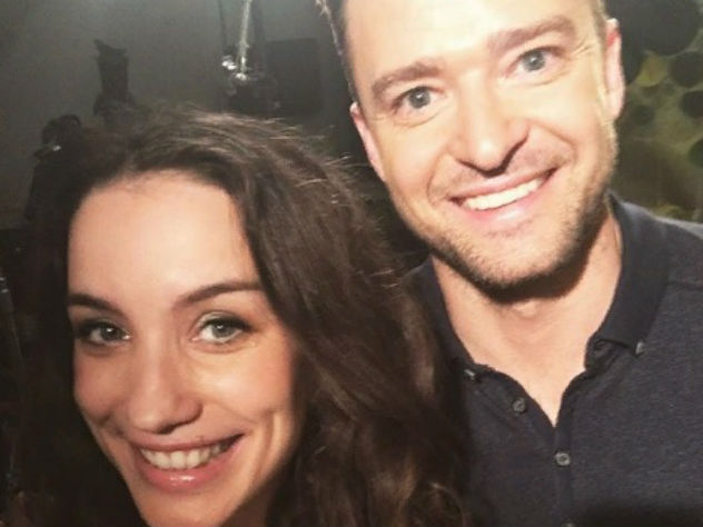 Дайнеко похвасталась селфи с Джастином Тимберлейком