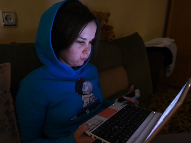 Пользовательница интернета Интернет