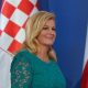 Президент Хорватии с собакой