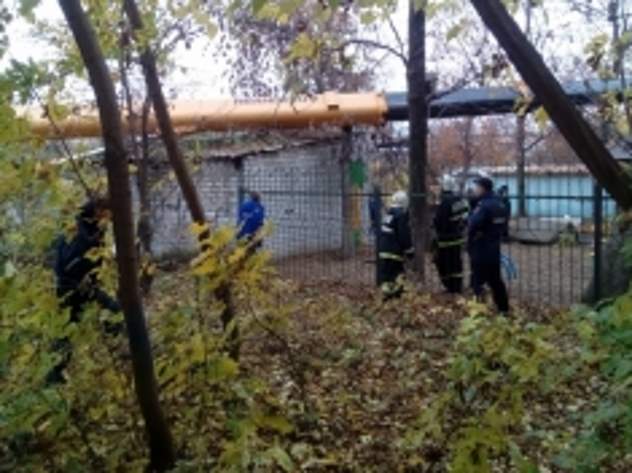 Кран упал в детском саду в Нижнем Новгороде