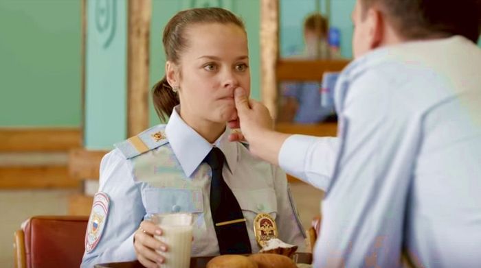 Наталья Медведева. Кадр из сериала «Конная полиция»