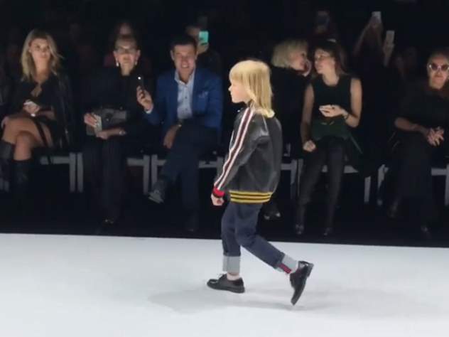 Сын Плющенко и Рудковской открыл модный показ