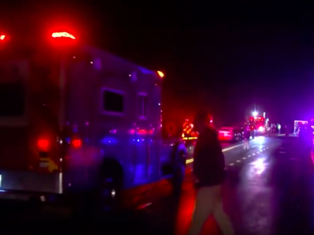 ДТП авария Нью-Ойрк скорая США