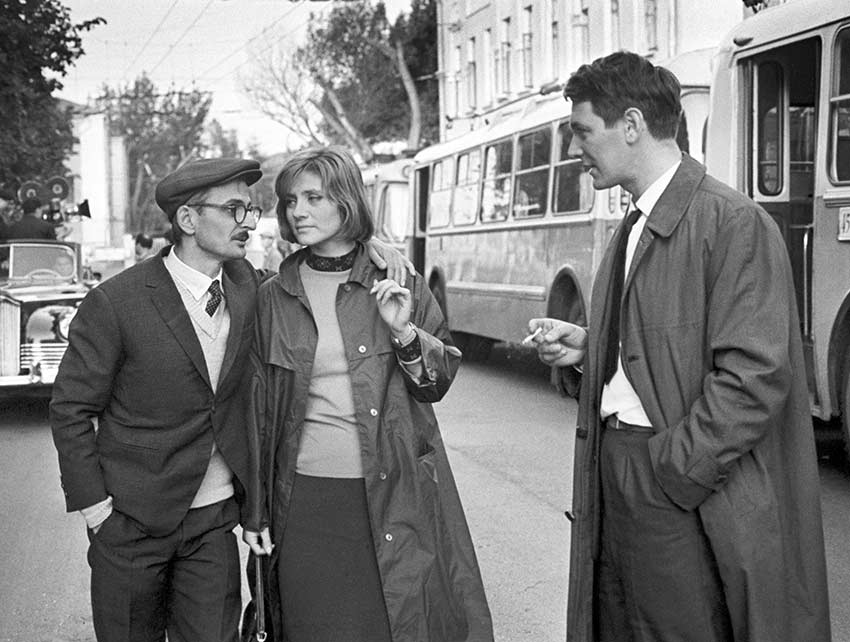 Съемки кинофильма «Июльский дождь»