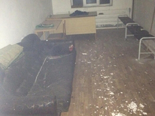 Взрыв произошел в кабинете тренера