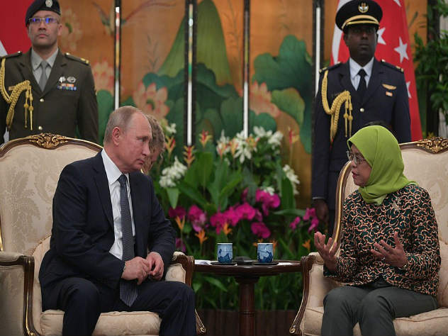 Путин в Сингапуре