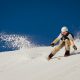 зима снег спорт горнолыжница горные лыжи гора