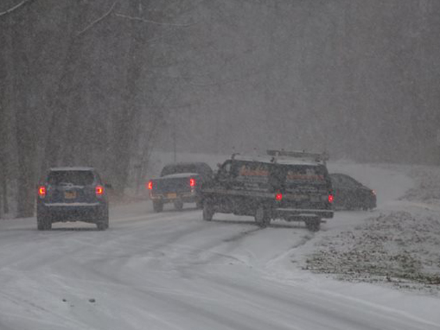Снег в ноябре для Нью-Йорка нетипичное явление