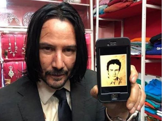 Киану Ривз оценил свой портрет белорусской художницы