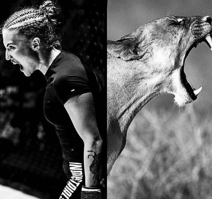 Ярость должна держаться в узде и выплескиваться только в октагоне. Фото: Instagram** / anastasia_yankova