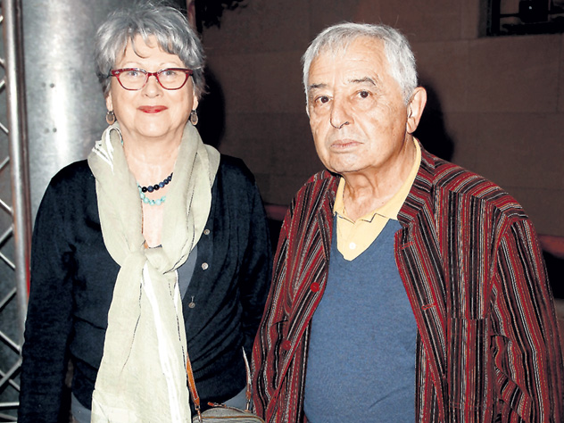 С первой женой актрисой Адрианой Асти («Калигула», «Зорро»)