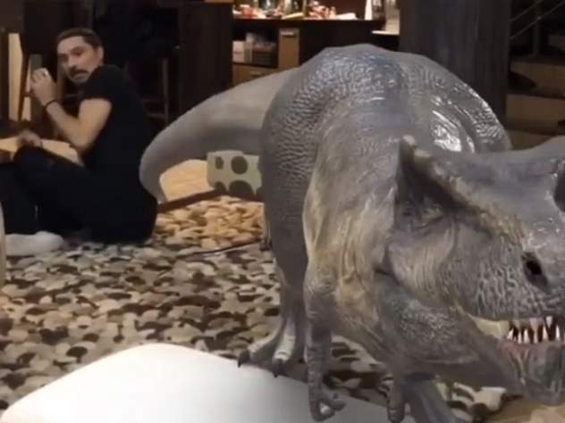Билан выложил видео с «динозавром»