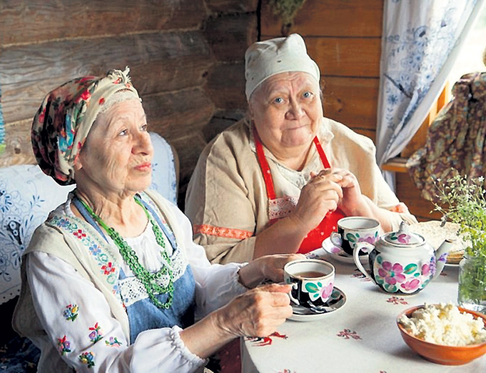 С Галиной СТАХАНОВОЙ в фильме «Дом спящих красавиц»