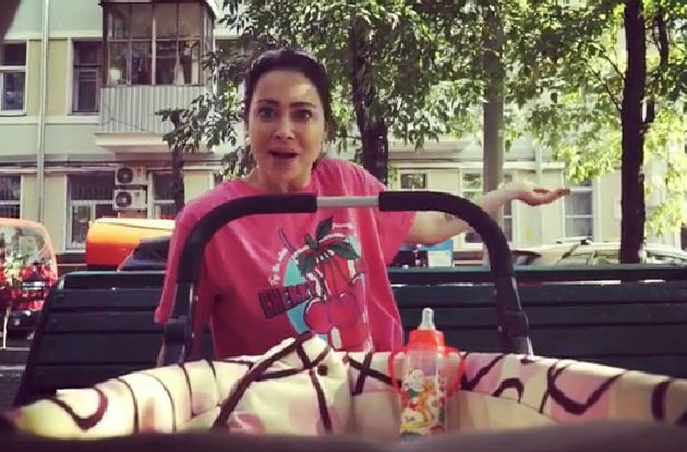 Новое видео Настасьи Самбурской - инстаграм**