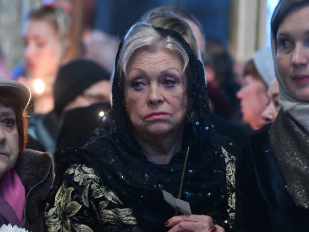 Людмила Поргина после смерти Караченцова